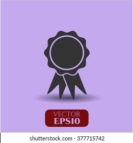 Ribbon vector symbol