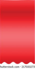ribbon and white background, vector illustration