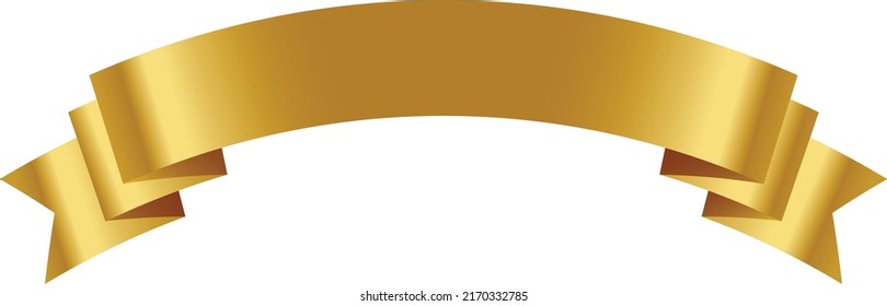 ribbon and white background, vector illustration