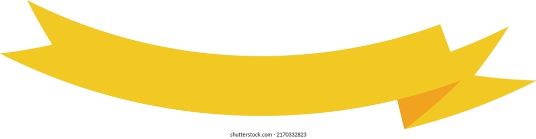 ribbon and white background, vector illustration
