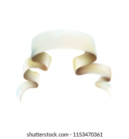 ribbon for writing vector