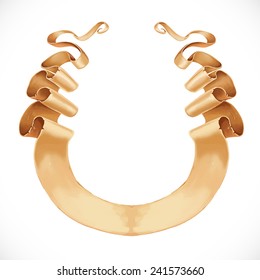 Ribbon-banner ancient scrolls of parchment for your design