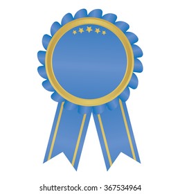 ribbons award, vector illustration