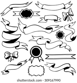 ribbons and banners