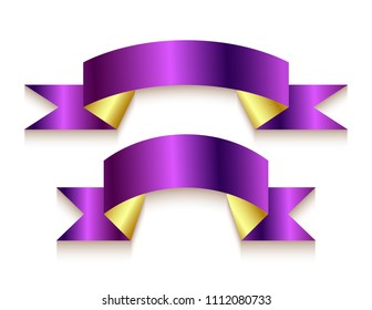 Ribbons banners decor
