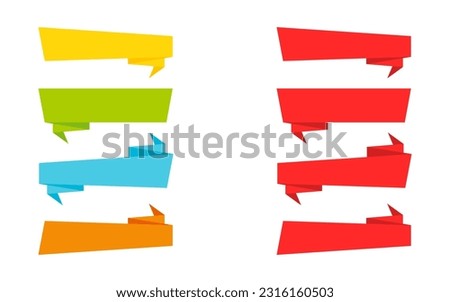Ribbons Banners vector. Ribbon Banner. Vector illustration