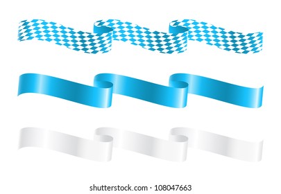 Ribbons in bavarian colors