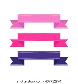 ribbons. design element. vector illustration