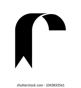 ribbons icon, vector illustration