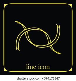 Ribbons illustration.