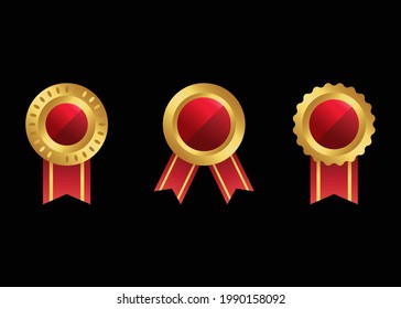 ribbons isolated on black background. Vector design element.
Symbol best sale, price, quality, guarantee