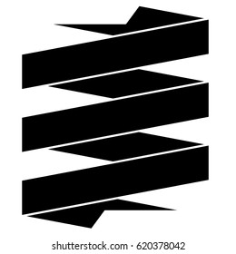 ribbons and labels illustration vector on white background
