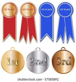 First Place Ribbon Stock Vectors, Images & Vector Art | Shutterstock