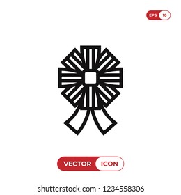 Ribbons vector icon