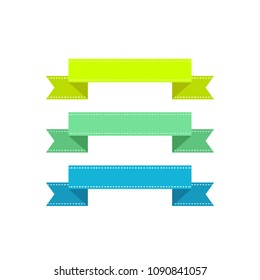 ribbons vector icons