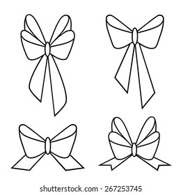 Ribbons. Vector illustration.