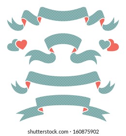 Ribbons, vector illustration for your design