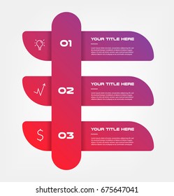 Ribbon-Snake icons timelines, gradient infographics. Some of chart, graph, processes. Vector business template for presentation. Can be used for workflow layout, diagram, banner, web design