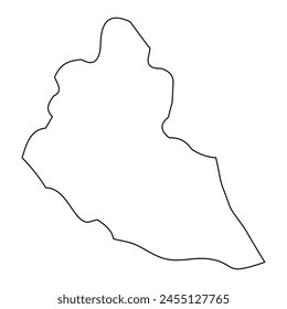 Ribeira Grande de Santiago municipality map, administrative division of Cape Verde. Vector illustration.