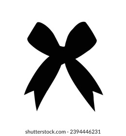Ribon Silhouette. Ilustración vectorial de Ribon.
