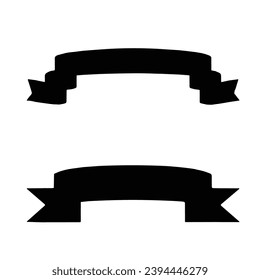 Ribon Silhouette. Ilustración vectorial de Ribon.