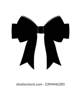 Ribon Silhouette. Ilustración vectorial de Ribon.