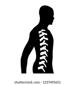 Ribs icon design, human anatomy