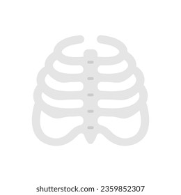 Ribs icon in vector. Illustration