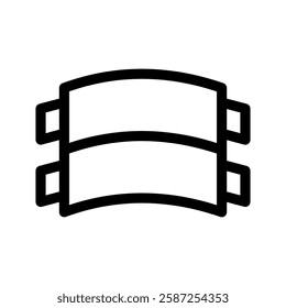 Ribs Icon Vector Symbol Design Illustration