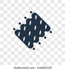 Ribs vector icon isolated on transparent background, Ribs logo concept