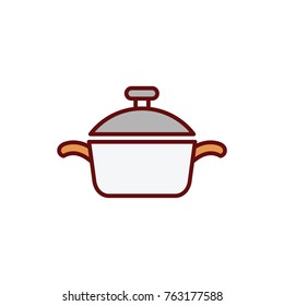 Rice bawl icons vector design logo illustration