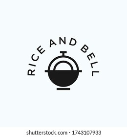 rice bell logo. rice icon