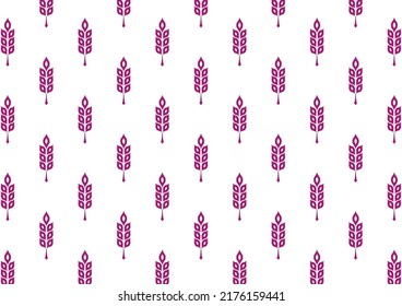 Rice berry. Purple Wheat pattern wallpaper.