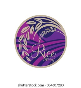 Rice berry Vector