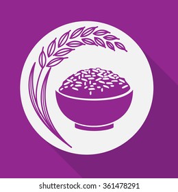 Rice berry Vector