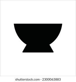 rice bowl ikon vector illustration logo dsign