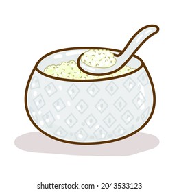 Arroz en el vector intestinal.