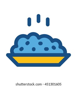Rice Bowl Vector Icon
