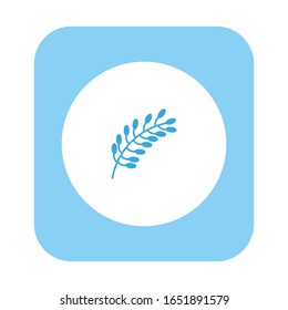 rice branch vector icon on white background