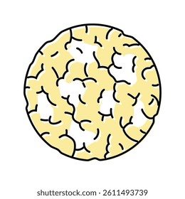 rice cakes snack food color icon vector. rice cakes snack food sign. isolated symbol illustration
