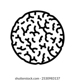 rice cakes snack food line icon vector. rice cakes snack food sign. isolated contour symbol black illustration
