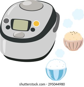 Rice cooker and rice