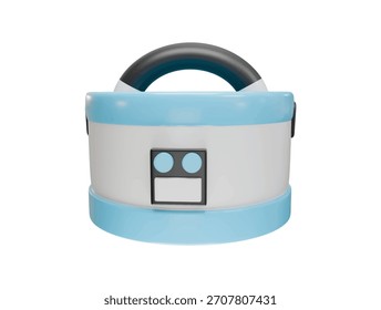 3D-Rendering-Illustration von Rice Cooker