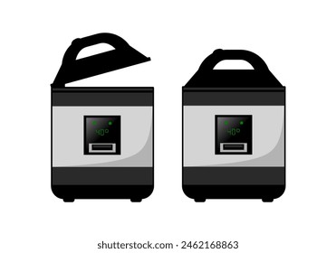 Rice Cooker Cartoon Design Illustration vector eps format , suitable for your design needs, logo, illustration, animation, etc.