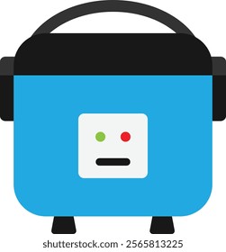 Rice Cooker Cooking Icon Vector Flat Illustration