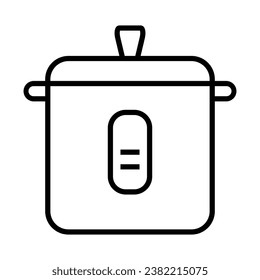 Rice Cooker icon design for personal commercial use
