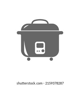 Icono de cocina de arroz plantilla de ilustración de diseño plano vector