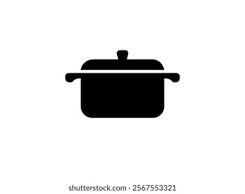 Rice cooker icon for illustration. Flat Design Home Appliance Icon.