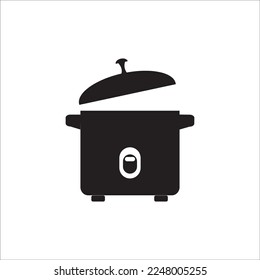 rice cooker icon logo vector design