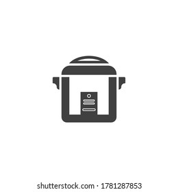 Rice Cooker icon template vector illustration design